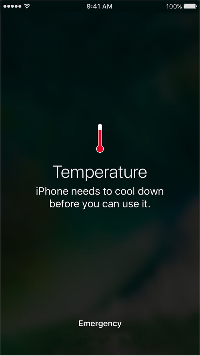 Comment refroidir un iPhone chaud: avertissement de surchauffe