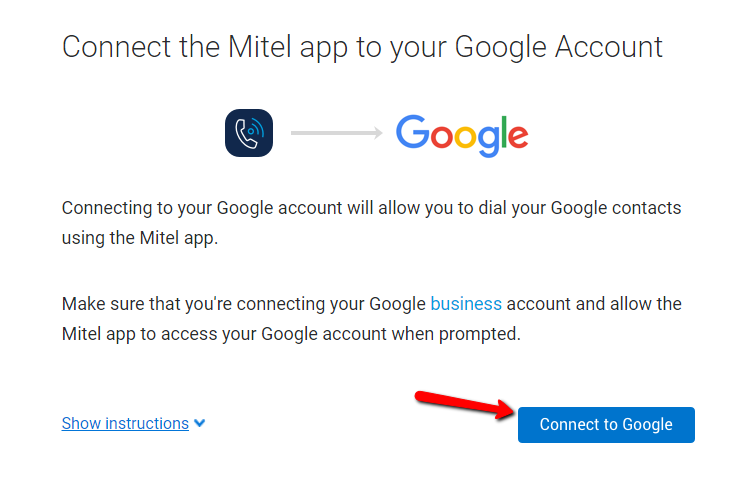 Approve Connection via Google
