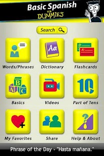Basic Spanish For Dummies apk Review