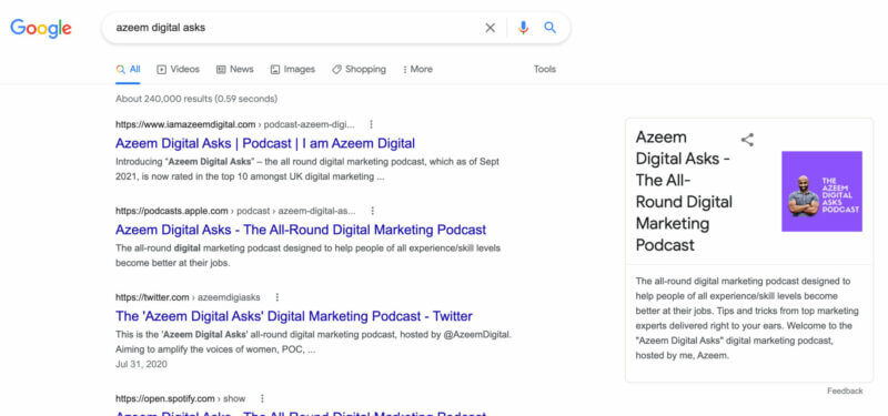 podcast knowledge panels go live in google search