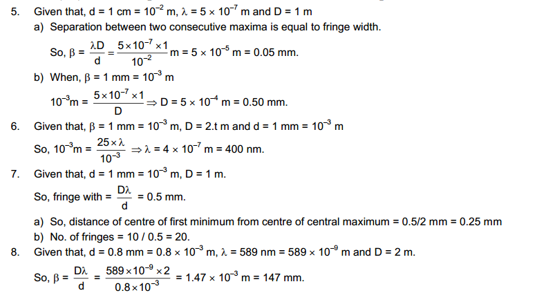 Light Waves HC Verma Concepts of Physics Solutions