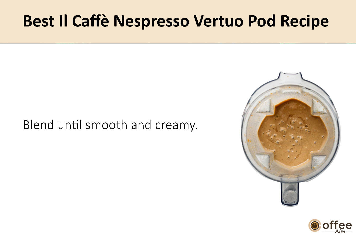 In this image, I clarify the preparation instructions for crafting the finest Nespresso Vertuo coffee pod.