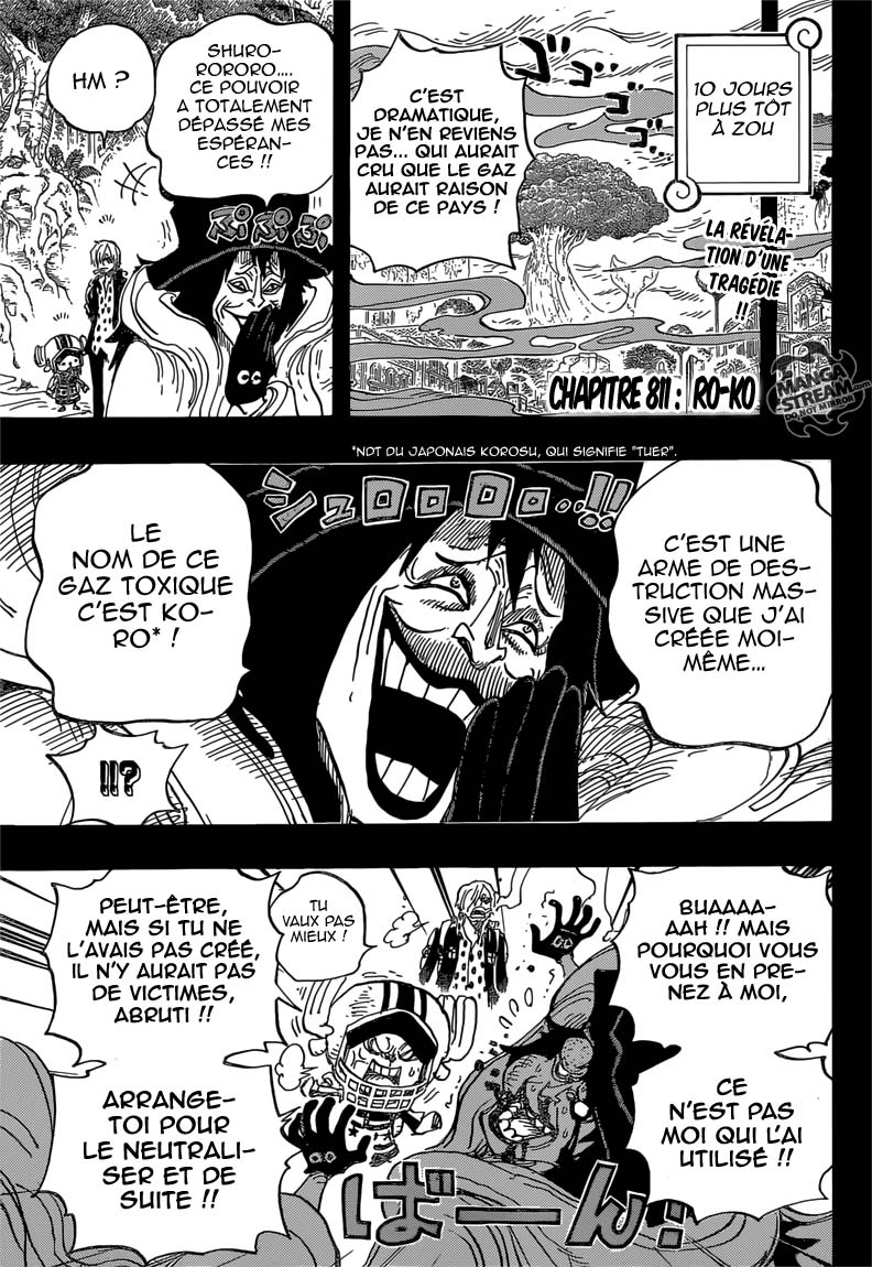 One Piece: Chapter 811 - Page 3