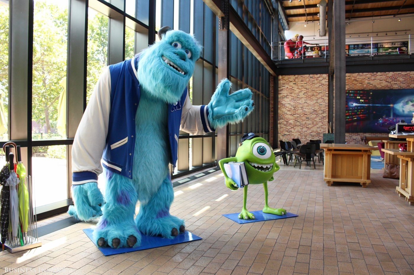 mascots in animation studio pixar