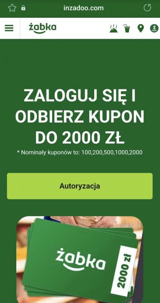 UWAGA na SMSy obiecujące kupony od Żabki