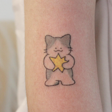 Teddy Star Tattoo