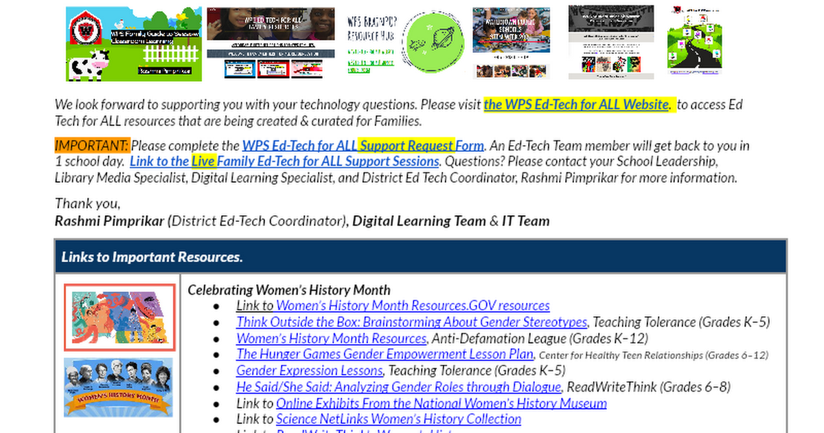 WPS_FamilyEdTechforALL_Resources_Newsletter