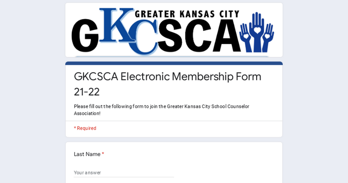 GKCSCA Electronic Membership Form 21-22