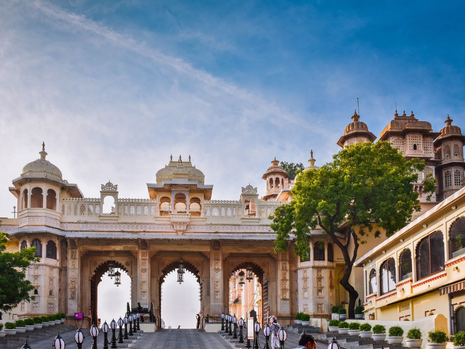 Tripolia Gate, City Palace, triple-arched gate, northern entry to City Palace, Udaipur, Rajasthan