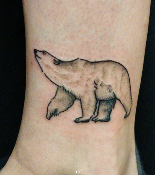 Small Polar Bear Tattoo