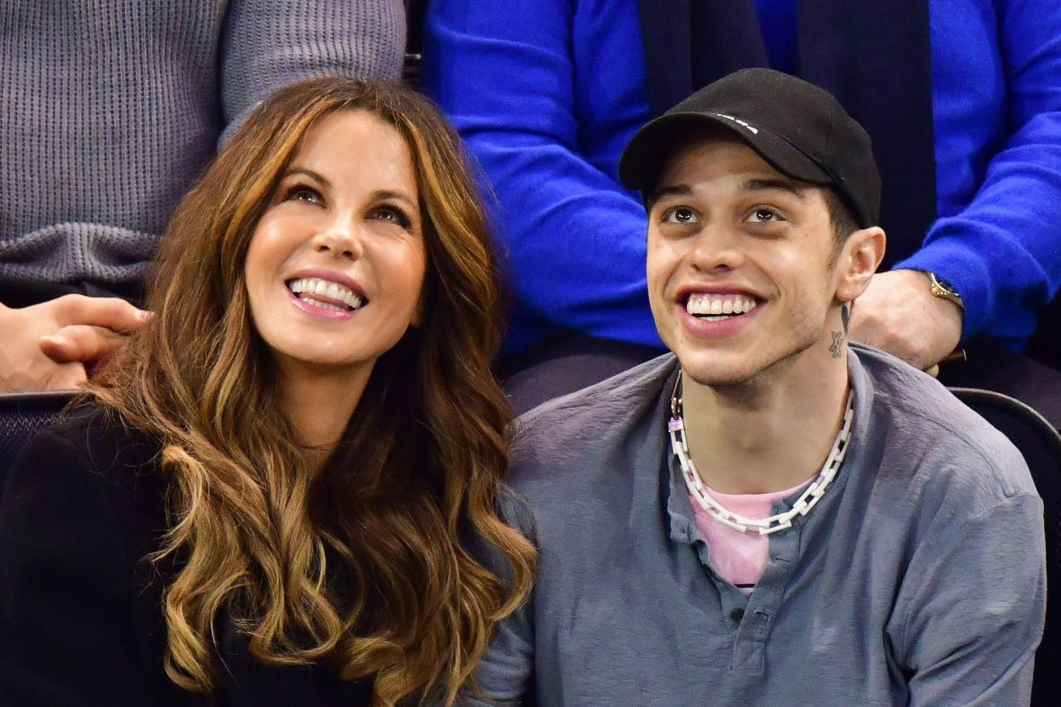 Davidson won fans after he was questioned about the age gap between him and Kate Beckinsale