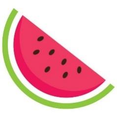 sandia | Dibujos de sandias, Imagenes de sandias, Artesanía de sandía