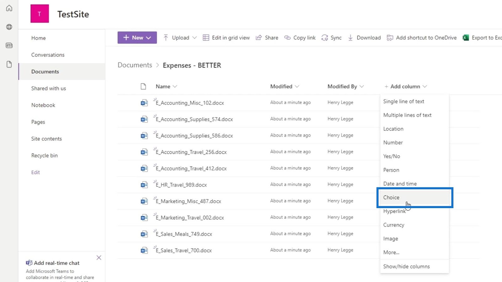 metadata in Sharepoint