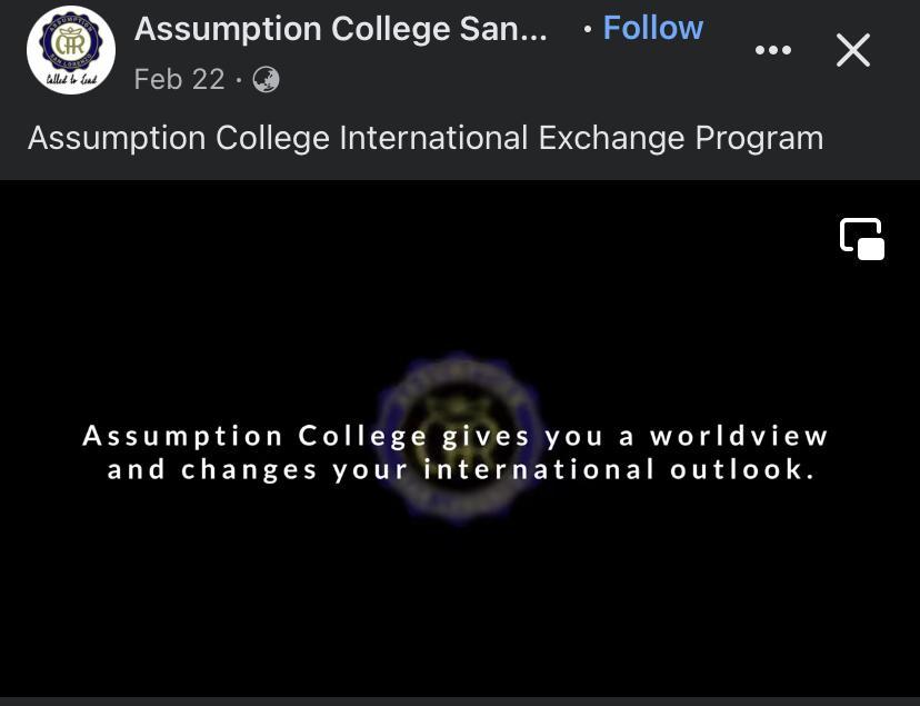 Assumption College's international exchange program