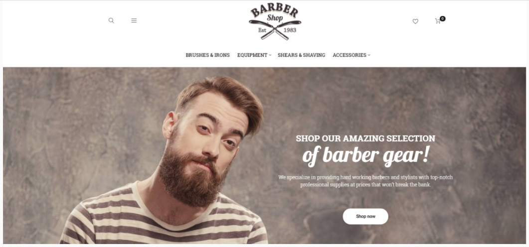 Hair salon magento theme