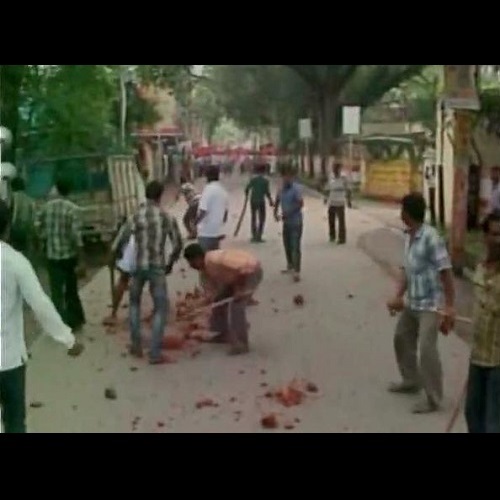 CPM TMC clash in Murshidabad