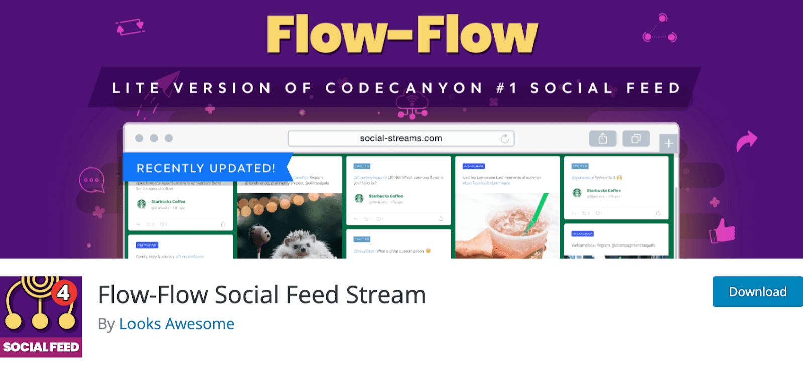 Flow-Flow Social Feed Stream