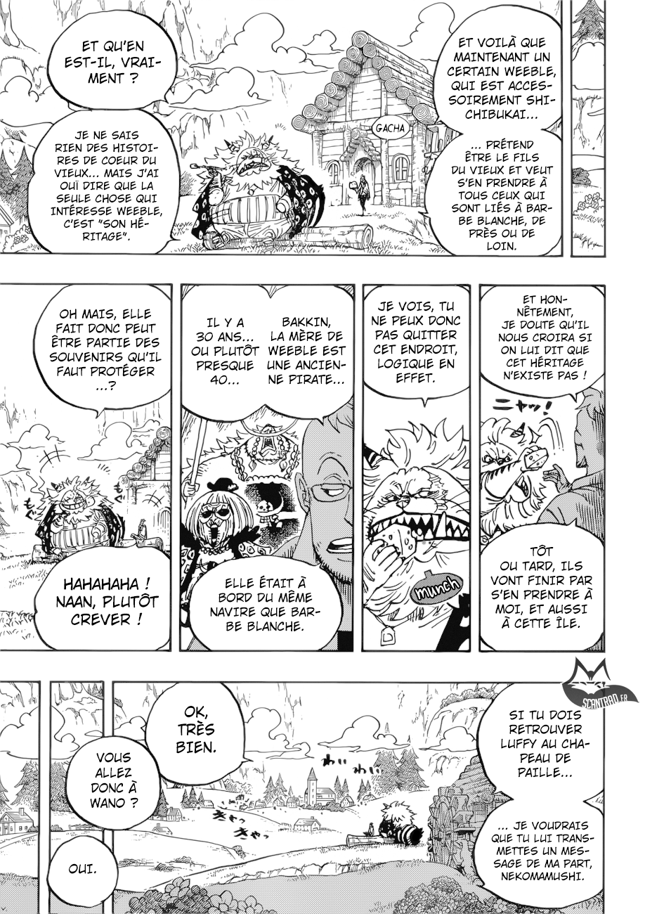 One Piece: Chapter chapitre-909 - Page 7