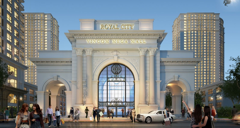 Royal City nổi tiếng là quần thể trung tâm mua sắm vui chơi nổi tiếng tại Hà Nội