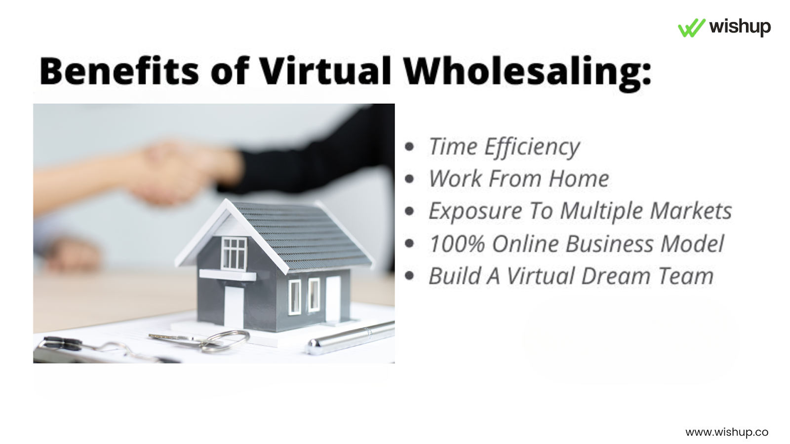 virtual wholesaling real estate benefits