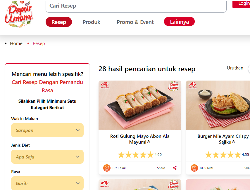 Pemandu Rasa Dapur Umami