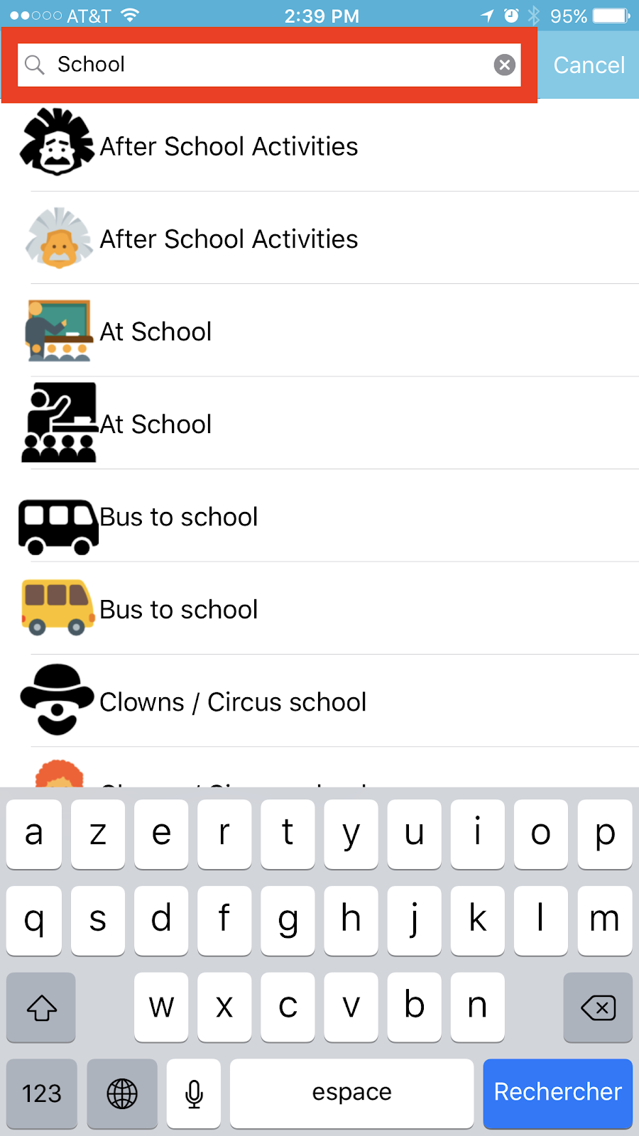 Octopus Watch app : research an icon