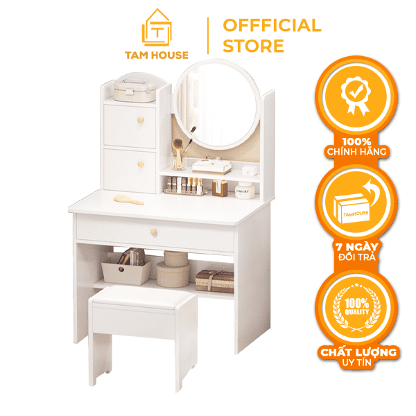 Bàn trang điểm 60cm Tâm House HX-MK38