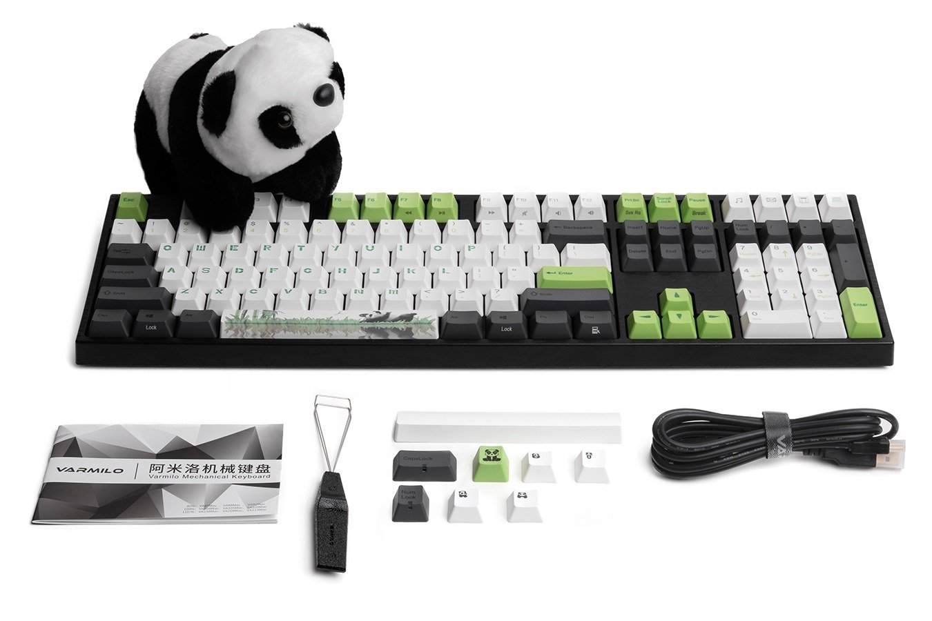 Комплект поставки клавиатуры Varmilo VA108M Panda