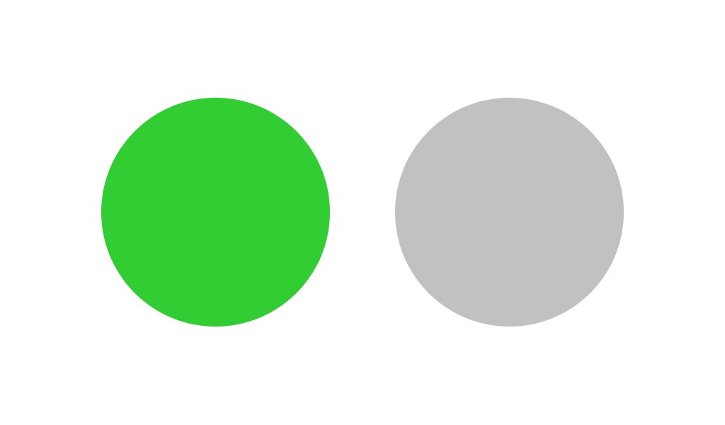 Verde lime e grigio