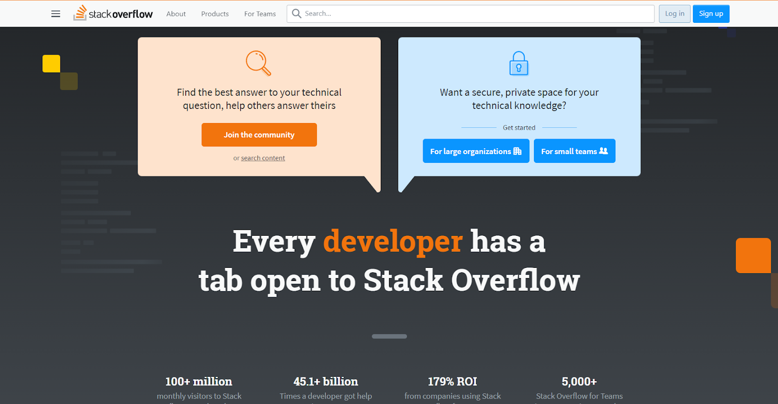 Research als programmeur - StackOverflow: een onmisbare bron voor programmeurs.