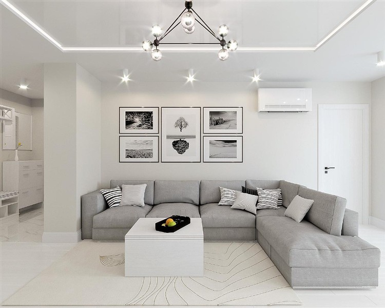 Áp dụng phong cách Bauhaus vào trang trí nội thất căn hộ 2 phòng ngủ
