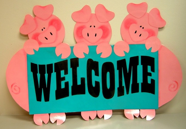 ... Welcome Piggies | by ...