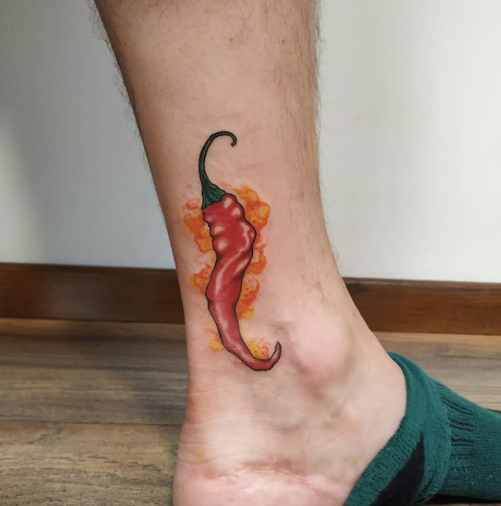 Chili Pepper Tattoo