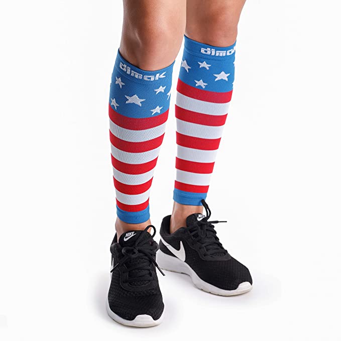 Calf Compression Sleeves Pair - Leg Compression Socks for Calves Shin Splint Muscle Pain Running Women Men Kids Best Gift for Runners