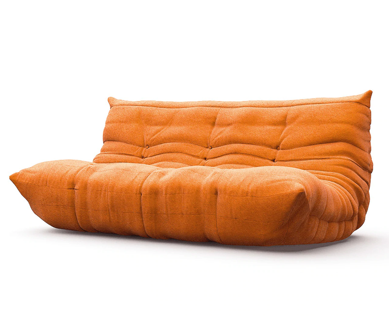 orange Togo sofa