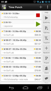 Download Time tracker, TimePunch Pro apk
