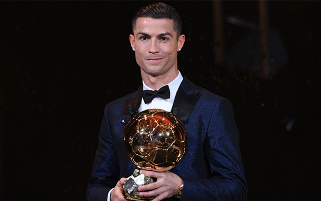 Ronaldo received the golden ball