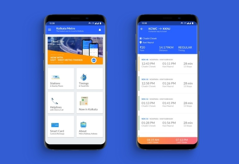 Kolkata Metro app
