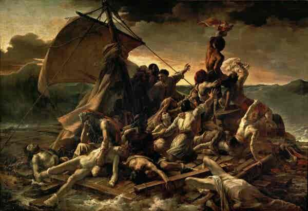 The Raft of the Medusa.