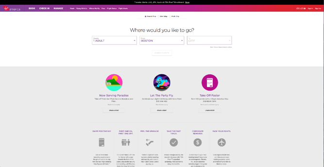 Virgin America UX Award winner 2014