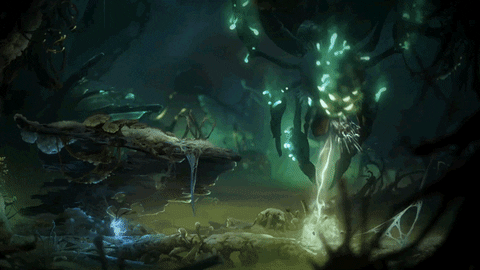 ori and the will of the wisps did 3d game character animation in a 2d based metroidvania platform