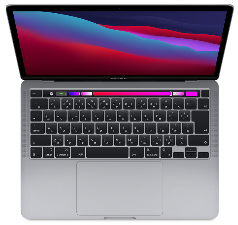 MacBook Pro 2020（M1チップ）13インチ 16GB 512GBの特徴