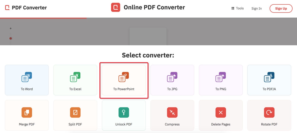 convert PDF to PPT with PDF Converter