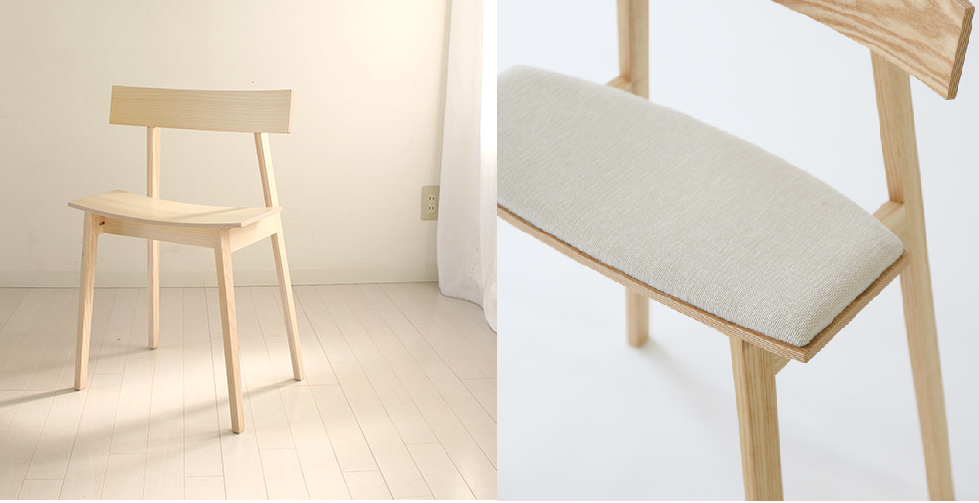 メーベルトーコーは突板技術による椅子を製作しています
