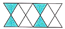 La fracción que representa la parte de la figura que NO está coloreada es