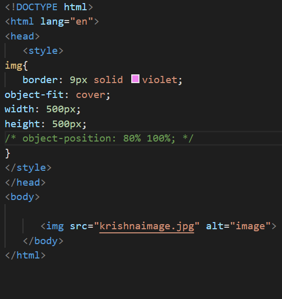 CSS Object-Position Property