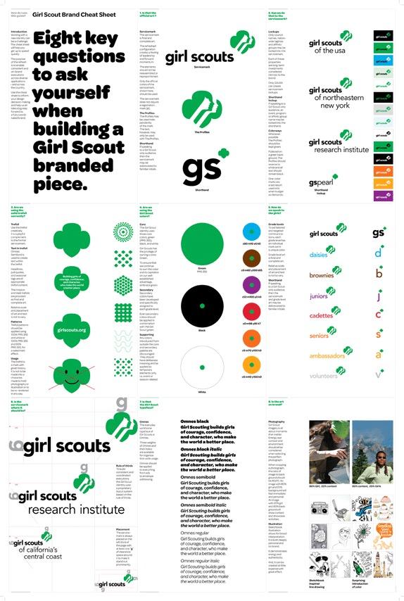 Girl Scouts Brand Guidelines Examples