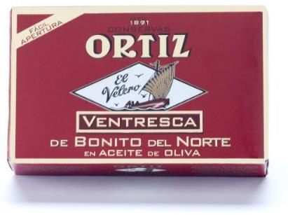 Ortiz Ventresca White Tuna Belly in Oil, 110-Grams