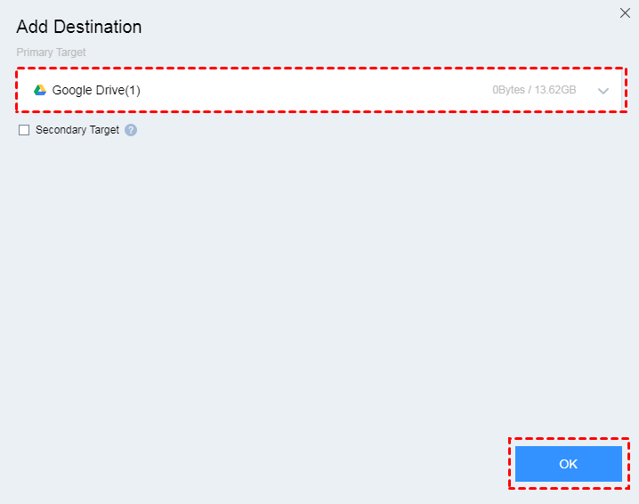 add-destination-google-drive