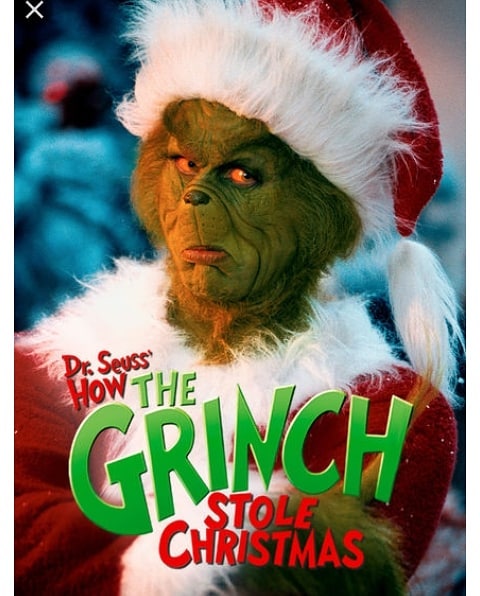  Jim Carrey as the Grinch